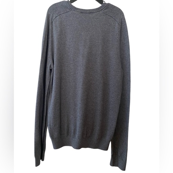 GAP Drop Long Sleeve Pullover Crew Neck Sweater Heather Grey Size Small - Picture 2 of 13